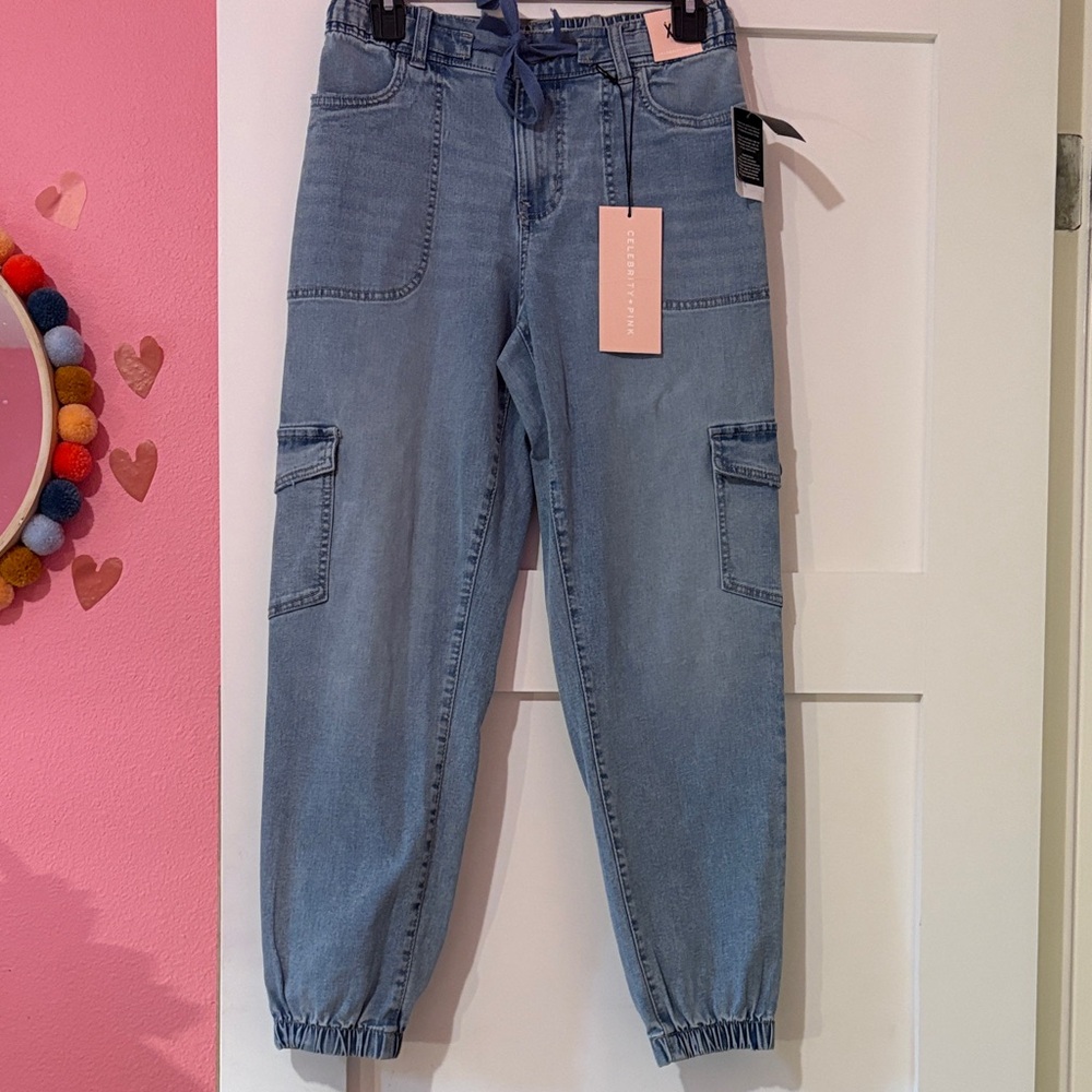 Celebrity Pink Light Blue Ankle Jeans